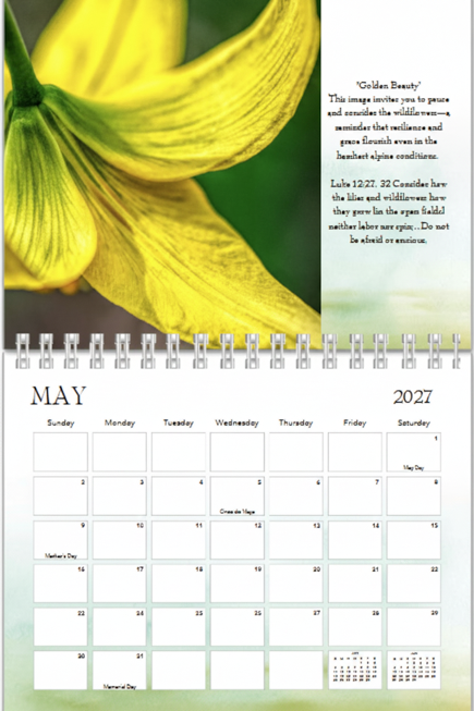 2027 Calendar