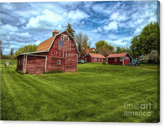 Liberty & God American Barn