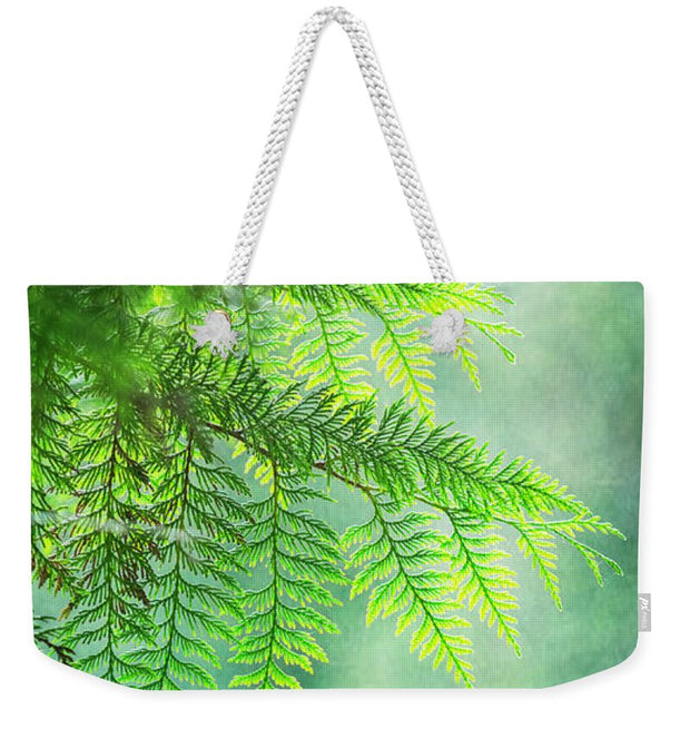 Cedar in the Mist - Artistic Weekend Tote