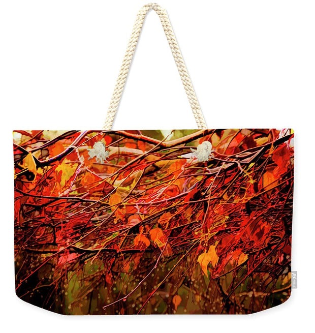 Fall Drops - Artistic Weekend Tote