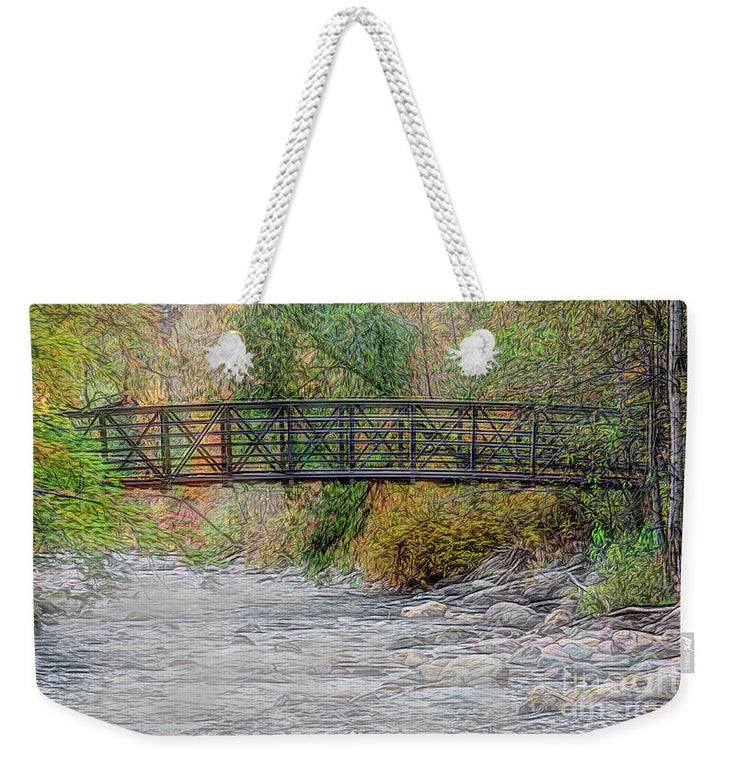 Misty Bridge - Artistic Weekend Tote