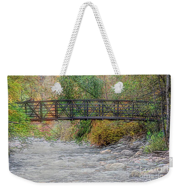 Misty Bridge - Artistic Weekend Tote